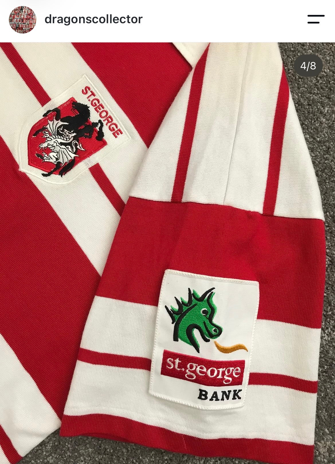 1993-1996 St George Bank sleeve badges (x2)