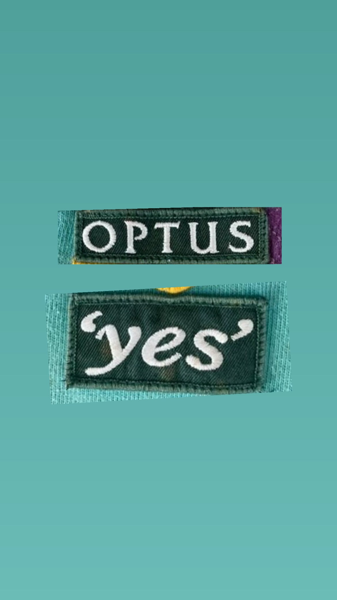 *Pre-Order* OPTUS & ‘yes’ badges 1996