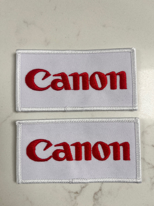 x 2 Canon sleeve patches