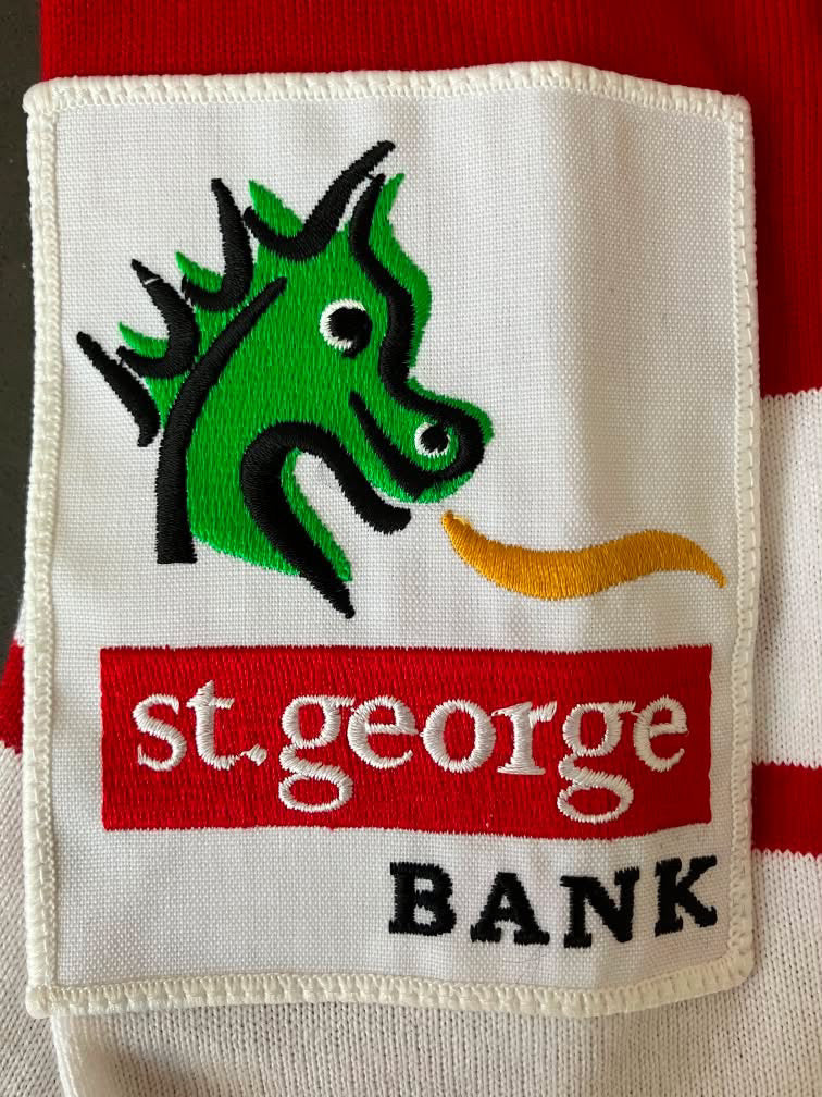 1993-1996 St George Bank sleeve badges (x2)