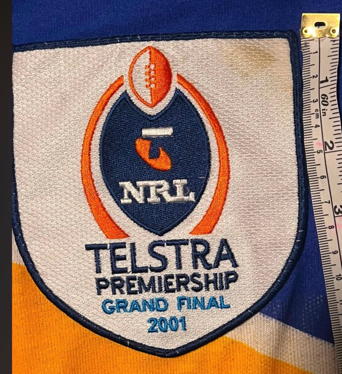 *Pre-Order* 2001 Telstra NRL Knights Eels GF patch