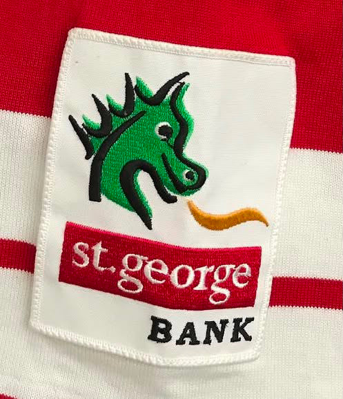 1993-1996 St George Bank sleeve badges (x2)