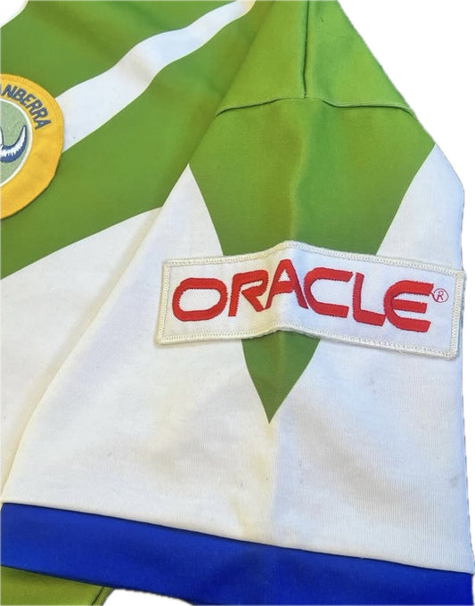 1998 Oracle Sleeve Badges Only - Canberra Raiders