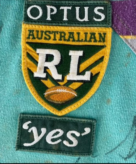 *Pre-Order*  OPTUS & ‘yes’ badges 1996