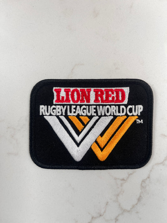 Lion Red World Cup jersey patch
