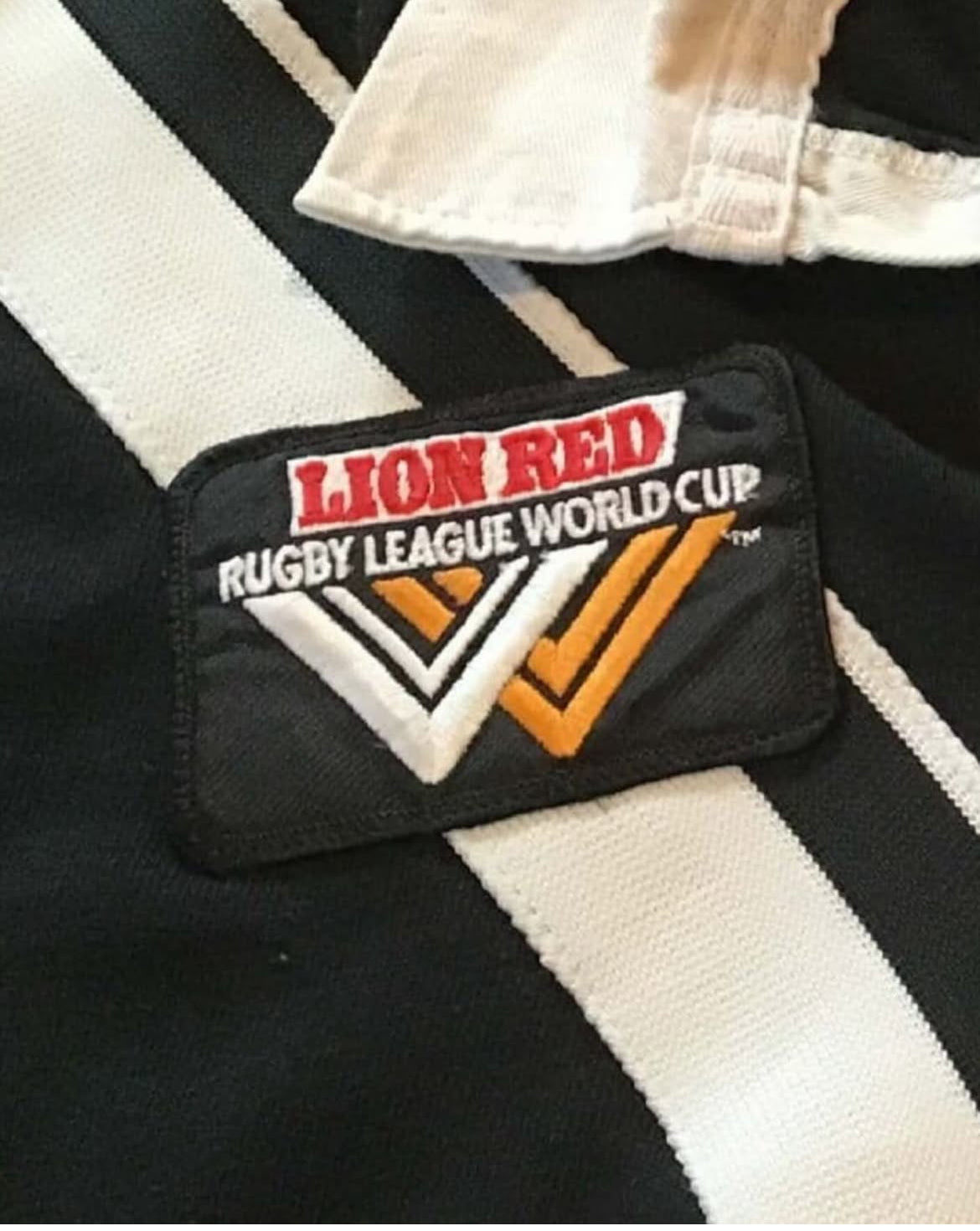 Lion Red World Cup jersey patch