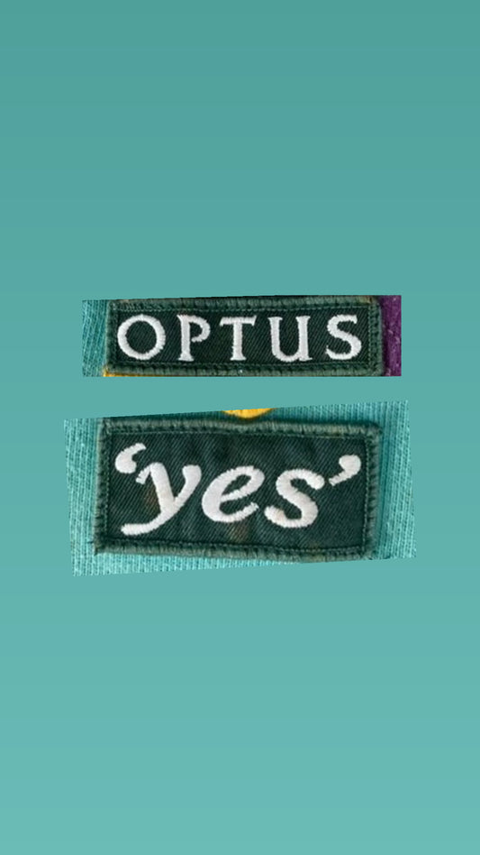 *Pre-Order*  OPTUS & ‘yes’ badges 1996