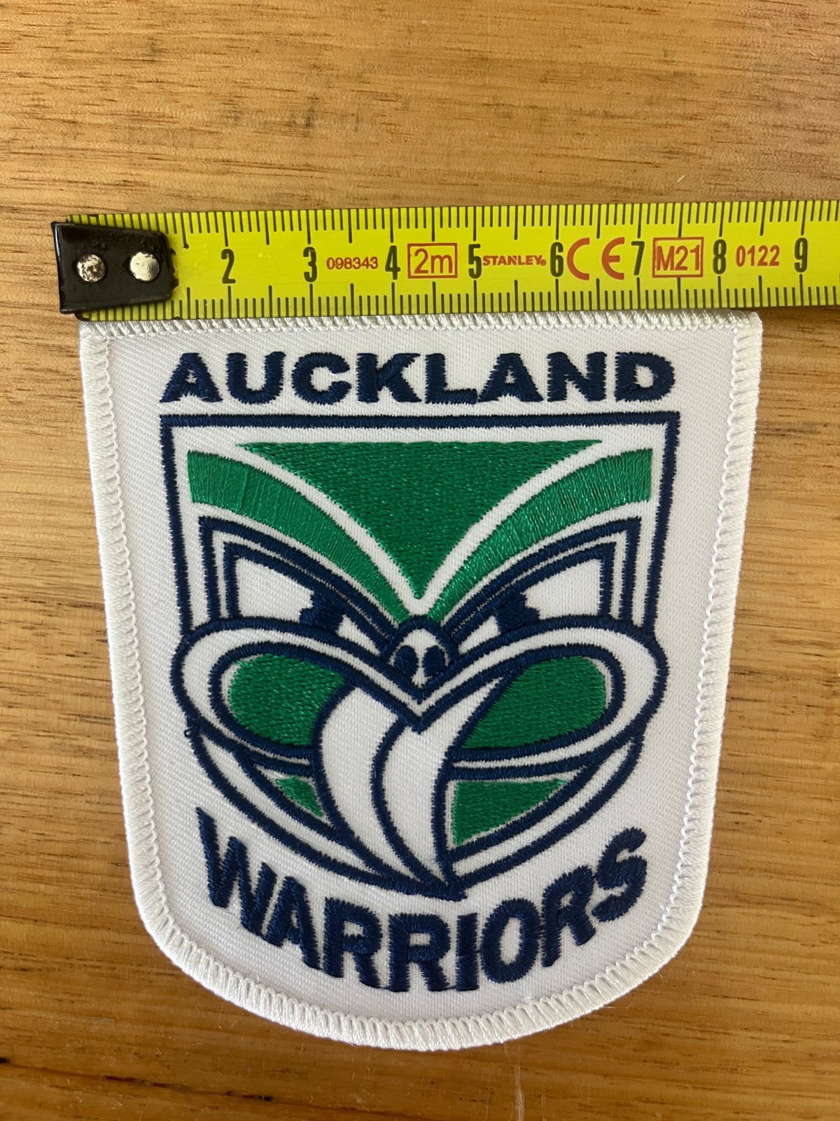 1995 Auckland Warriors badge  -     SEW ON